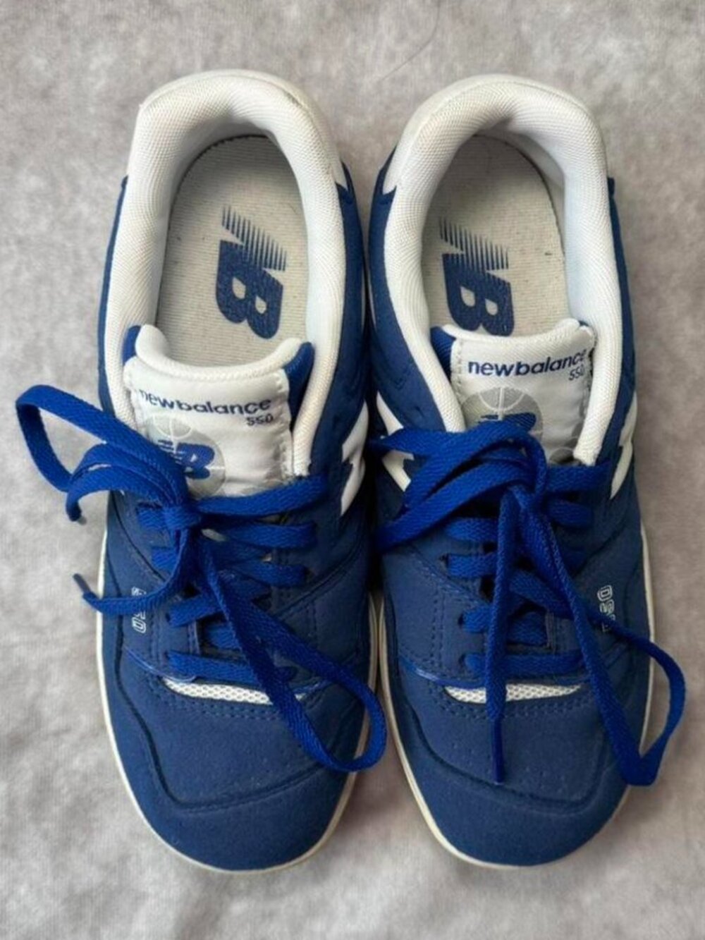 New Balance 550, Team Royal Suede (GS), US 2 Youth